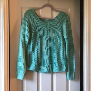 Maurice’s Aqua Shimmer Sweater